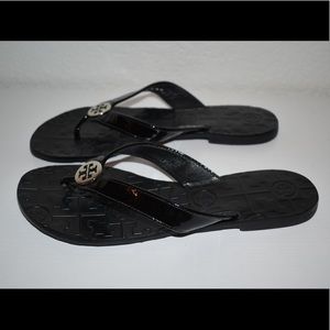 Tory Burch Black Flip Flops!